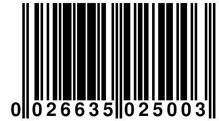 0 026635 025003