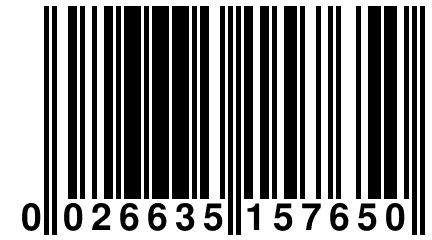 0 026635 157650