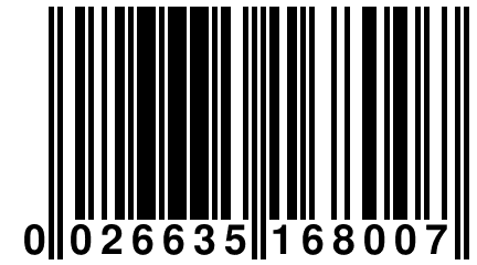 0 026635 168007