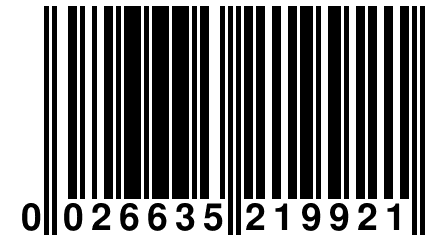 0 026635 219921