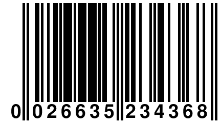 0 026635 234368