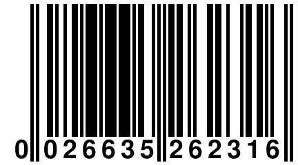 0 026635 262316