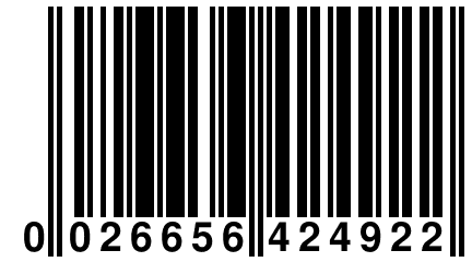 0 026656 424922