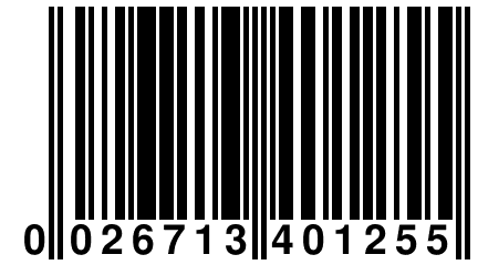 0 026713 401255