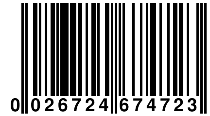 0 026724 674723