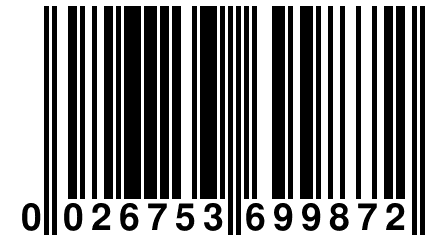 0 026753 699872