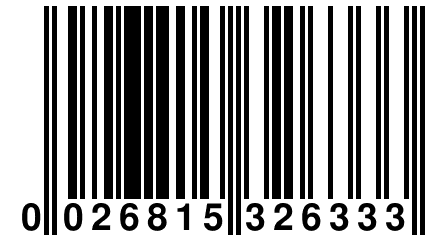 0 026815 326333