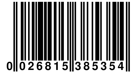 0 026815 385354