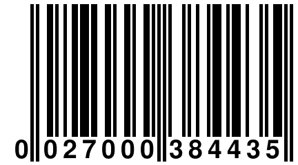 0 027000 384435