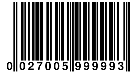 0 027005 999993