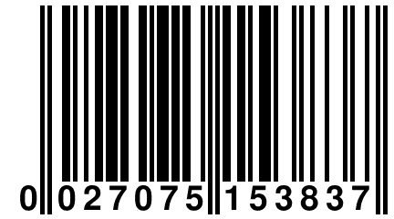 0 027075 153837