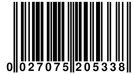 0 027075 205338