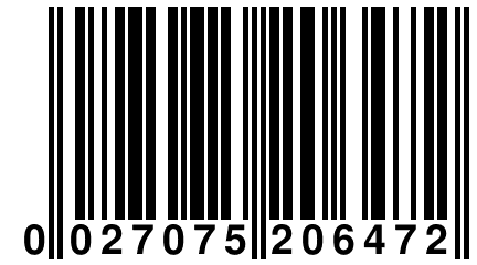 0 027075 206472