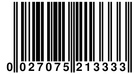 0 027075 213333