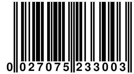 0 027075 233003