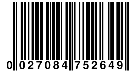 0 027084 752649