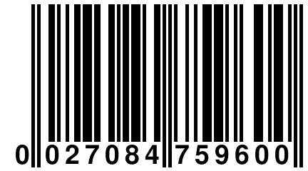 0 027084 759600