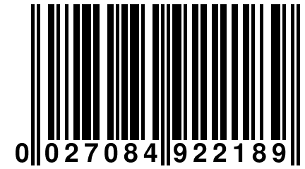 0 027084 922189