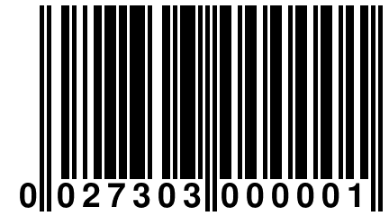 0 027303 000001