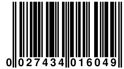 0 027434 016049