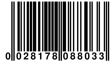 0 028178 088033