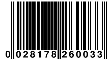 0 028178 260033