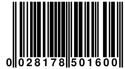 0 028178 501600