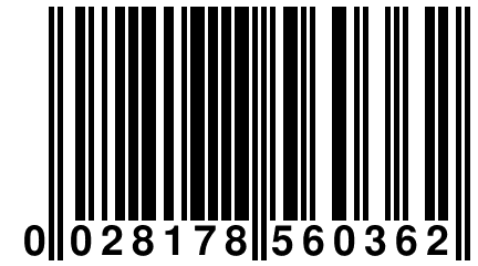 0 028178 560362