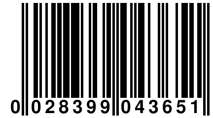 0 028399 043651