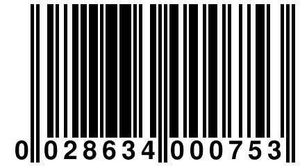 0 028634 000753