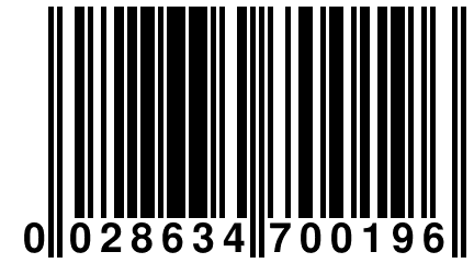 0 028634 700196