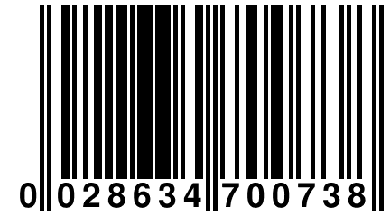 0 028634 700738