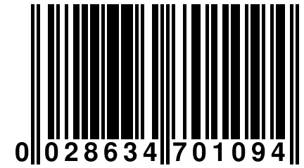 0 028634 701094