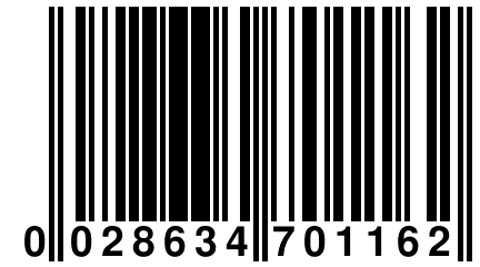 0 028634 701162