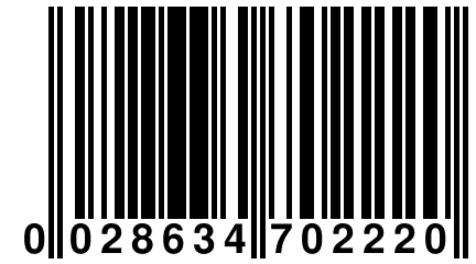 0 028634 702220