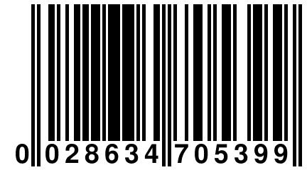 0 028634 705399