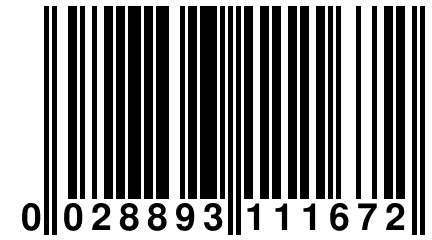 0 028893 111672