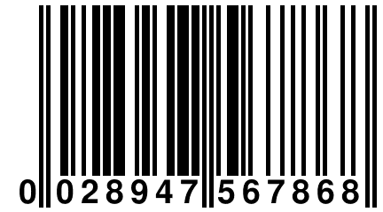 0 028947 567868