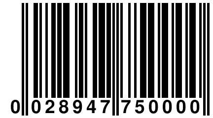 0 028947 750000