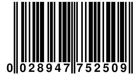 0 028947 752509