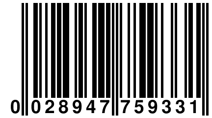 0 028947 759331