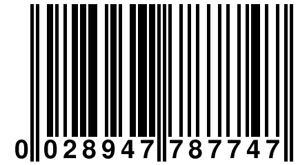 0 028947 787747