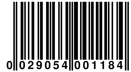 0 029054 001184