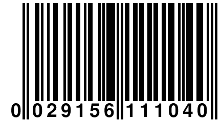 0 029156 111040