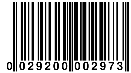 0 029200 002973