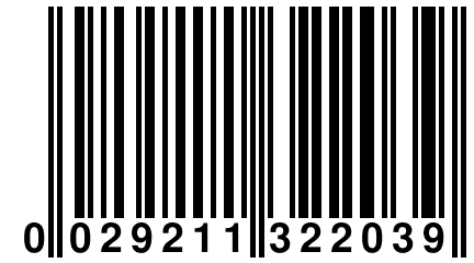 0 029211 322039