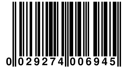 0 029274 006945