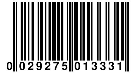 0 029275 013331