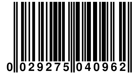 0 029275 040962