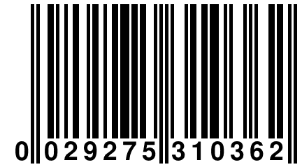 0 029275 310362